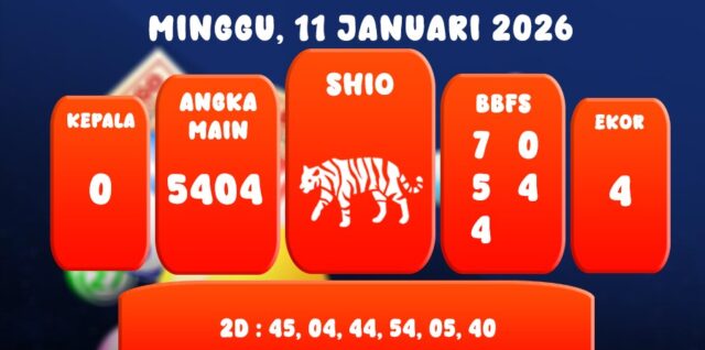 PREDIKSI SYDNEY 11 JANUARI 2026