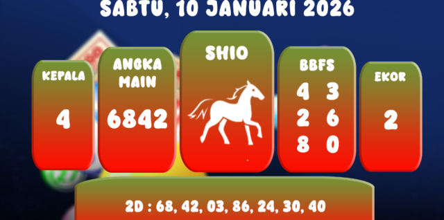 PREDIKSI TOTO MACAU POOL 10 JANUARI 2026