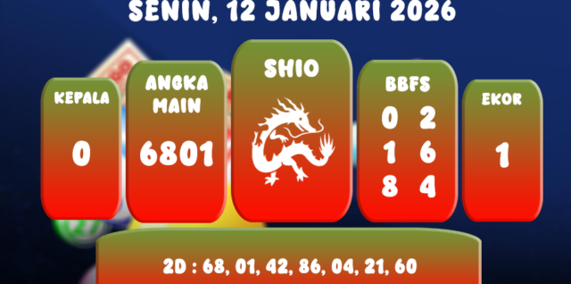 PREDIKSI TOTO MACAU POOL 12 JANUARI 2026